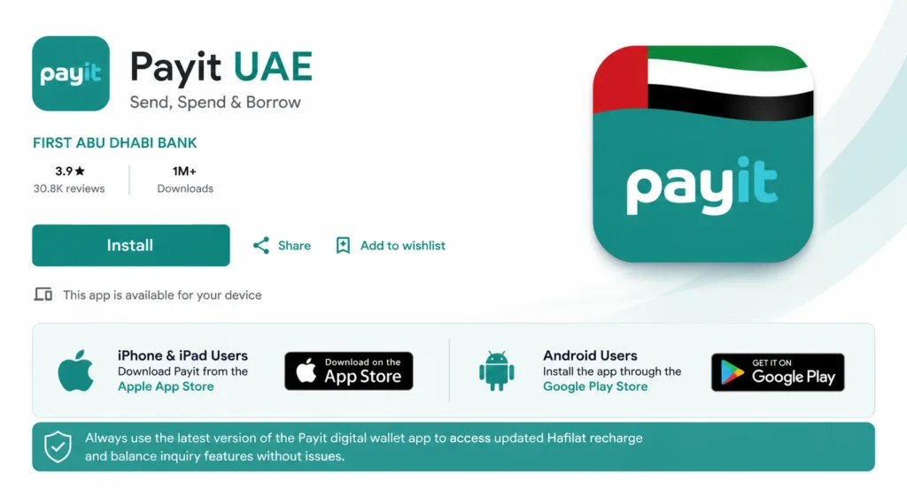 Download or Update the Payit App