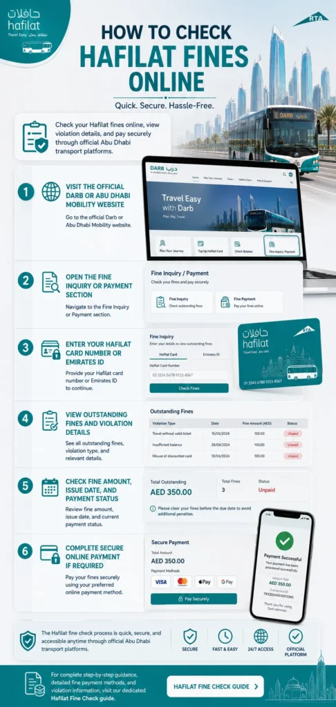 How to Check Hafilat Fines Online
