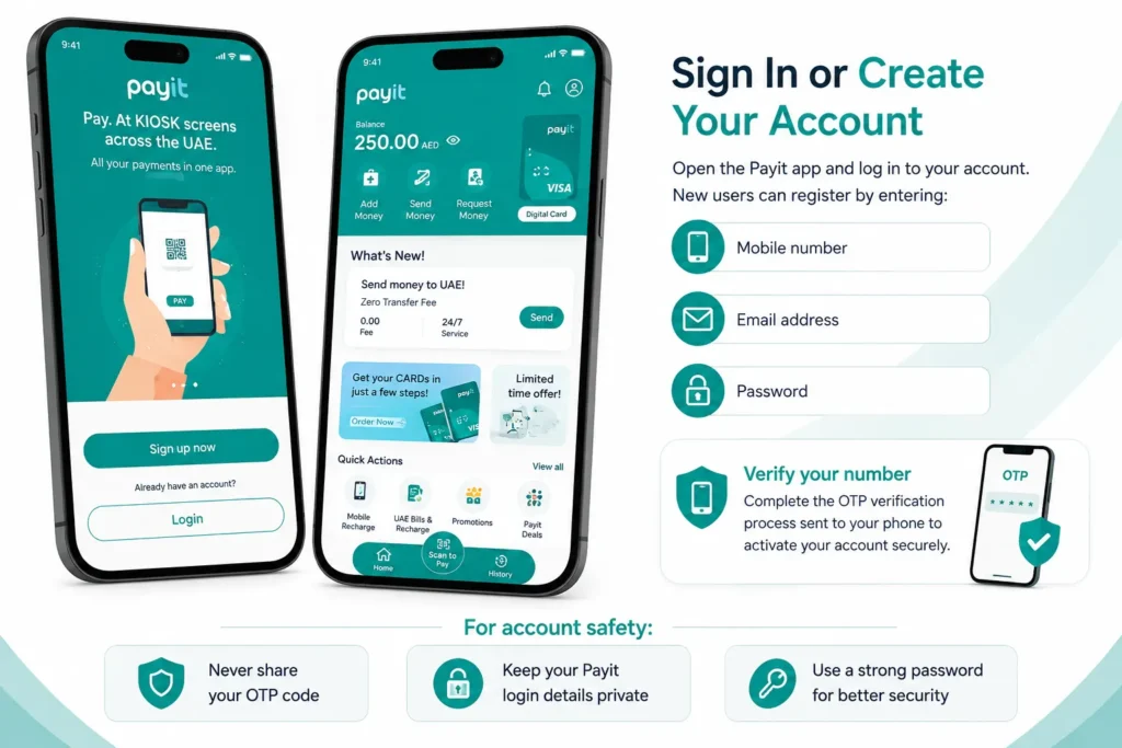 Sign In or Create Your Payit Account